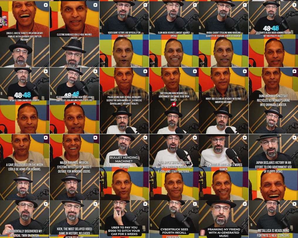 Feed grid before