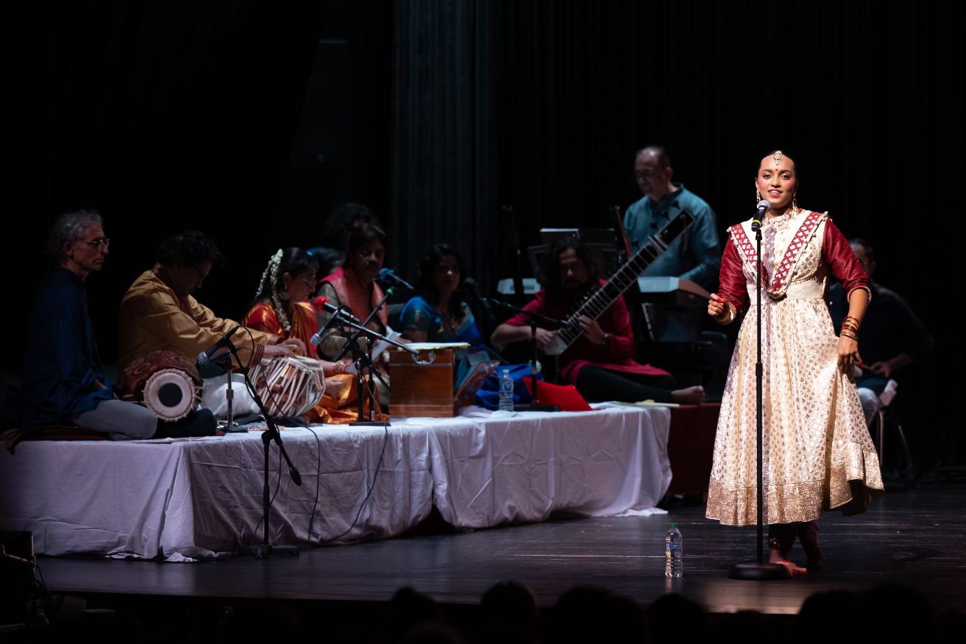 Performing Kathak on stage